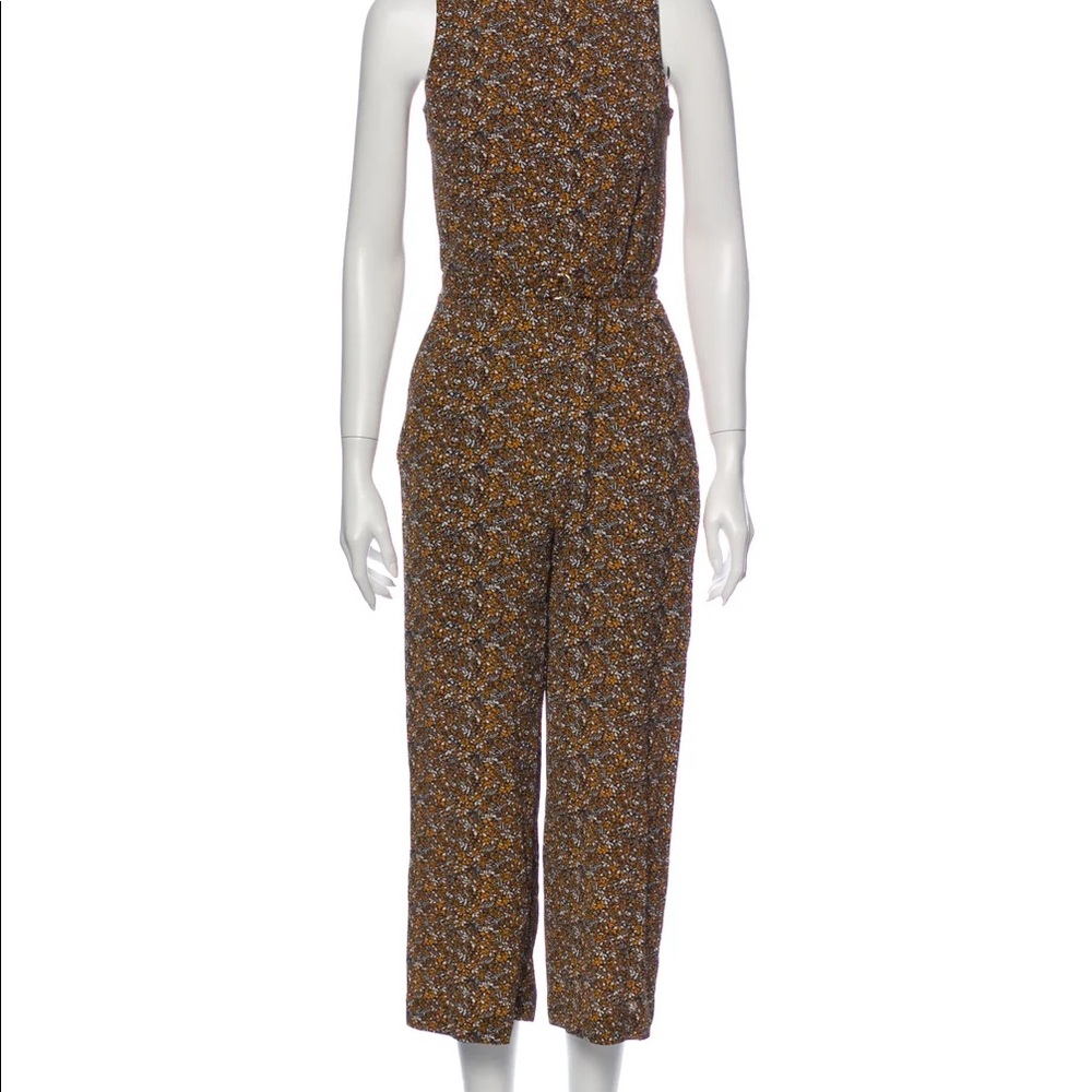 Michael Kors Black & Marigold floral jumper